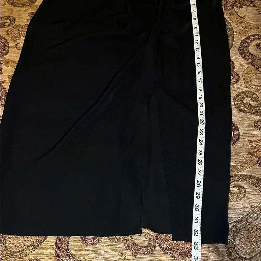 Zara Black Midi Skirt Size XL NWT